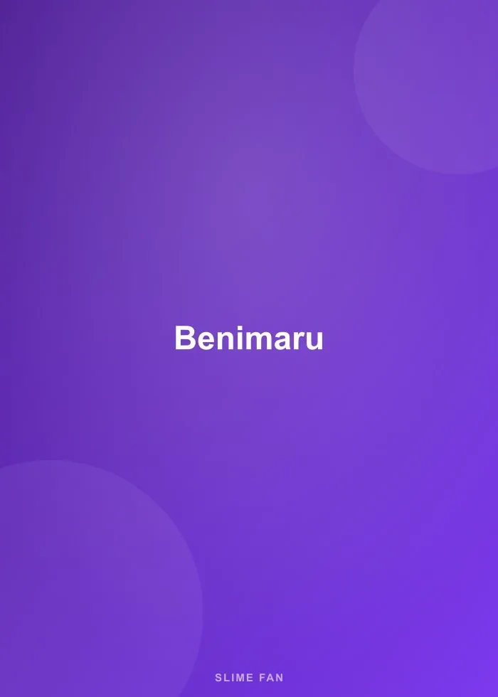 Portrait de Benimaru